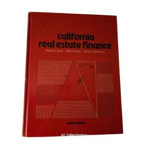 California Real Estate Finance third edition by Robert J. Bond - wiley books - i